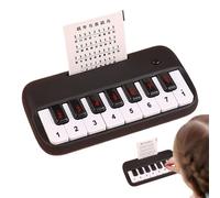 Piano Keyboard, Music Keyboard, Travel Piano, Miniature Pocket Piano for Kids, Tiny Piano Keyboard, Portable 15 Keys Hand Piano Keyboard for Beginners, Kids Music Lovers 3-6 Years Old