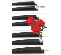 Piano Keyboard Notebook for Teens: Cool Music Themed Writing Journal for Teen Artists & Musicians - 6 x 9 Blank Lined Notebook, 100 Pages