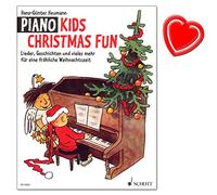 Piano Kids Christmas Fun - CHANSONS, des histoires et beaucoup plus pour un joyeux Noël Temps - Une sélection Schöner âge et chansons de Noël moderne - avec cœur Note colorée Pince