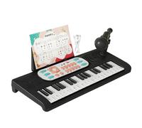 Piano Kids: Instrumento Musical Recargable De 800 G, Teclado De Juguete Equipado con Micrófono, Modo Dinámico De Micrófono De Doble Reproducción, 37 Teclas para Dispositivo De Aprendizaje | Niña Niño