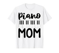 Piano Mamá Divertido Mujer Músico Piano Música Amor Camiseta