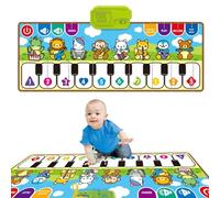 Piano Mat, Development Carpet with Instrument Effects, Electronic Carpet, Interactive Musical Mat for Kids Play, Boys, Girls, 31.5x11.81 Inches, Multicolor