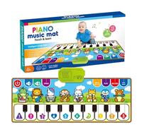 Piano Mat, Floor Musical Mat, Kids Play Mats, Interactive Electronic Carpet, Instrumental Sound Effects, Educational, 31.5x11.81 Inches, Ideal for Kindergarten, Travel, Boys, Girls