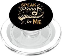 Piano Músico Piano Amante Pianista Regalo Concierto Llaves Vida PopSockets PopGrip para MagSafe
