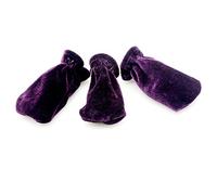 Piano Pedal Covers 3Pcs Set | Elastic Band Grip Design for Grand/Upright Piano | 4 Colors Protective Case, Sturdy Pleuche Material (Purple)