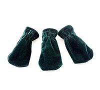 Piano Pedal Covers 3Pcs Set | Elastic Band Grip Design for Grand/Upright Piano | 4 Colors Protective Case, Sturdy Pleuche Material (Green)