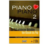 Piano Piano 2100 fantásticas melodías de los campos clásicos, canciones de todo el mundo, Evergreens, Pop Hits, música de bar, música de cine y música 2 CD, pinza para partituras EH4733