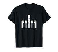 Piano Player Keyboard Middle Finger Gifts For Music Lovers Camiseta
