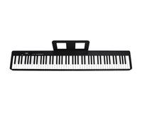 Piano plegable, material de policarbonato premium, 88 teclas, teclado electrónico, portátil para principiantes, con pedal de pie, bolsa de viaje, para uso en interiores y exteriores
