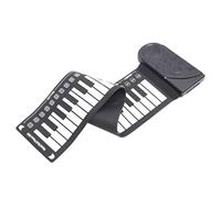Piano Portátil con Altavoz 49 Teclas Silicona Flexible 16 Tonos 10 Ritmos Control de Volumen de 16 Niveles Control de Ritmo de 32 Niveles Piano con Teclado Enrollable