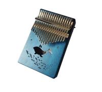 Piano portátil para Dedos Arpa de Piano Pulgar Madera Kalimba 17 Notas for Principiantes 200 g(4)