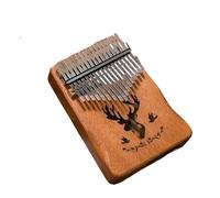 Piano portátil para Dedos Kalimba 17 Notas Pulgar Piano Madera de Acacia for Principiantes(4)