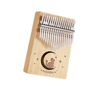 Piano portátil para Dedos Kalimba Kit 17 21 Tonos Flor de Durazno Corazón Madera o Pino Multicolor(10)
