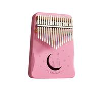 Piano portátil para Dedos Kalimba Kit 17 21 Tonos Flor de Durazno Corazón Madera o Pino Multicolor(1)