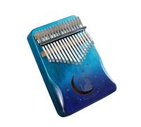Piano portátil para Dedos Kalimba Kit 17 21 Tonos Flor de Durazno Corazón Madera o Pino Multicolor(7)