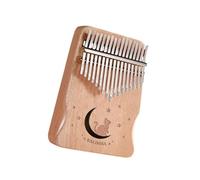 Piano portátil para Dedos Kalimba Kit 17 21 Tonos Flor de Durazno Corazón Madera o Pino Multicolor(8)