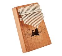 Piano portátil para Dedos Kalimba Kit Thumb Piano 17 Notas Instrumento Principiante Multicolor(5)