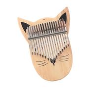 Piano portátil para Dedos Kit Kalimba de 17 Teclas, Metal Madera for Principiantes, Adultos, Multicolor(3)