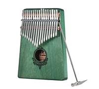 Piano portátil Piano de pulgar, o, Piano de pulgar portátil de 17 teclas de caoba con bolsa de transporte, pegatinas, martillo de afinación, paño de limpieza, puesto for dedos, regalo musical for estu