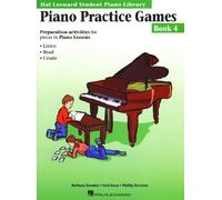 Piano practice games book iv piano: Hal Leonard Student Piano Library