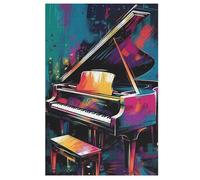 Piano Puzzle 1000 Piezas,Multicolor Inteligencia Rompecabezas, Regalo para Adolescentes Y Adulto para Amantes O Amigos Rompecabezas Imposable （78×53cm）