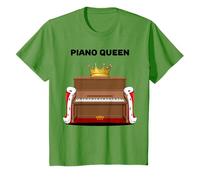 Piano Queen | Camiseta de piano para niñas | Pianista de piano para mujer Camiseta