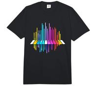 Piano Retrowave Jazz Música Pianista Comfort Colors Adult Heavyweight T-Shirt