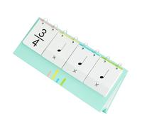 Piano Ritmo Tarjetas de Entrenamiento Tarjetas Música Tarjetas Ritmo Tarjetas de Lección de Música Accesorios para Principiantes Estudiantes de Música