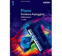 Piano Scales & Arpeggios, ABRSM Grade 3: from 2021 (ABRSM Scales & Arpeggios)