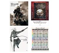 Piano Score NieR: Automata Nier Gestalt and Replicant with Piano Chord 4 Books Set