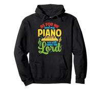 Piano Serve The Lord Christian Piano Player Teclado Pianista Sudadera con Capucha