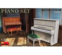 Piano Set Pianos Diorama 1 :3 5 Plástico Modelo Kit Miniart