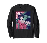 Piano Shojo Adolescente Chica Anime Vintage Japonés Manga Larga