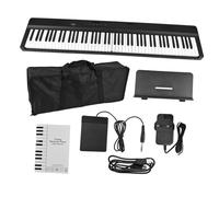 Piano Teclado Piano Con Teclado Plegable De 88 Teclas Tamaño Completo Órgano Electrónico Plegable Altavoces Estéreo Incorporados 129 Tonos 128 Ritmos(UK)