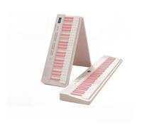 Piano Teclado Piano Eléctrico Portátil Plegable De 88 Teclas Para Adultos Y Principiantes Instrumentos De Teclado Profesionales Órgano Electrónico(Pink)