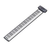 Piano Teclado Piano Electrónico Plegable De 88 Teclas Enrollado A Mano Con Teclado Suave Engrosado Instrumento Portátil Para Principiantes(US)