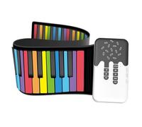Piano Teclado Teclado Digital De 49 Teclas Con Función De Tambor Interno Piano Electrónico Manual Entrada USB Silicona Suave Para Principiantes