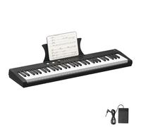 Piano Teclado Teclado Eléctrico Portátil De 61 Teclas Teclas Semipesadas Fuente De Alimentación Altavoces Incorporados Pedal Ideal Para Principiantes