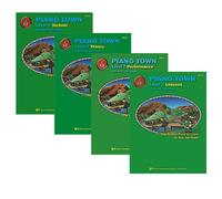 Piano Town Level 2 - Lección, Teoría, Rendimiento y Técnica Libros