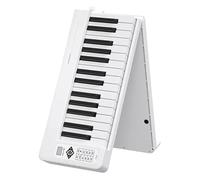 Pianos Digitales Para Órgano Electrónico Plegable De 61 Teclas Portátil Para Principiantes Para Adultos Instrumentos De Teclado MIDI Profesionales(White)