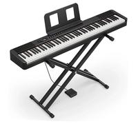 Pianos Digitales Para Piano Digital Para Principiantes Teclado De Tamaño Completo Ponderado De 88 Teclas Juego De Piano Eléctrico Portátil Con Soporte Y Pedal De Sostenido