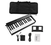 Pianos Digitales Para Piano Electrónico Plegable De 61 Teclas Teclado De Piano Sensible Al Órgano Electrónico Multifuncional Con Pantalla LCD Incorporada