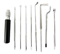 PianoTuningRepairToolsPartsAccessories， Juego completo de 13 piezas de herramientas de afinación de piano con llave de afinación, herramientas esenciales for el cuidado del piano