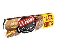 Piara - Pack-3 Pate Tapa Negra 75 g + 1Tn
