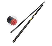 PIASSO Taco de Billar 1/2, Fibra de Carbono Cueño De Billar Snooker Hecho A Mano De Fibra De Carbono De 147cm, 3 Talla De Punta para Elegir(Size:13mm,Color:Amarillo)