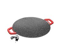 Piastra Da Cucina Per Bancone - 30 cm Padella Elettrica Cottura, Piastra Grigliata Antiaderente, Riscaldamento Rapido, Controllo Temperatura | Casa Cucina Ristorante Picnic Aperto Barbecue Campeggio