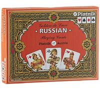 Piatnik 2134 "Ruso de Oro Juego de Cartas (2 x 55-Piece)