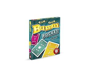 Piatnik 6671 Tick Tack Bumm Pocket 6671 - Juego de Cartas rápido para Superventas explosivas, a Partir de 12 años, para casa y de Viaje