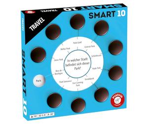 Piatnik 7193 7193-Smart Expansión 100 Nuevas Preguntas - 1000 respuestas | Jugable con el Juego Original Family Edition, Smart 10 Preguntas adicionales Travel