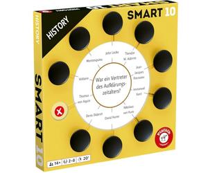 Piatnik 7243-Smart 100 Preguntas adicionales con 1000 Posibilidades de Respuesta. Jugable con el Juego Original Family Edition, Smart 10 Expansion History